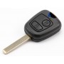 Coque de clé Peugeot Citroën 206 / 307 / C3 / 2 boutons lame NE72 / VA2