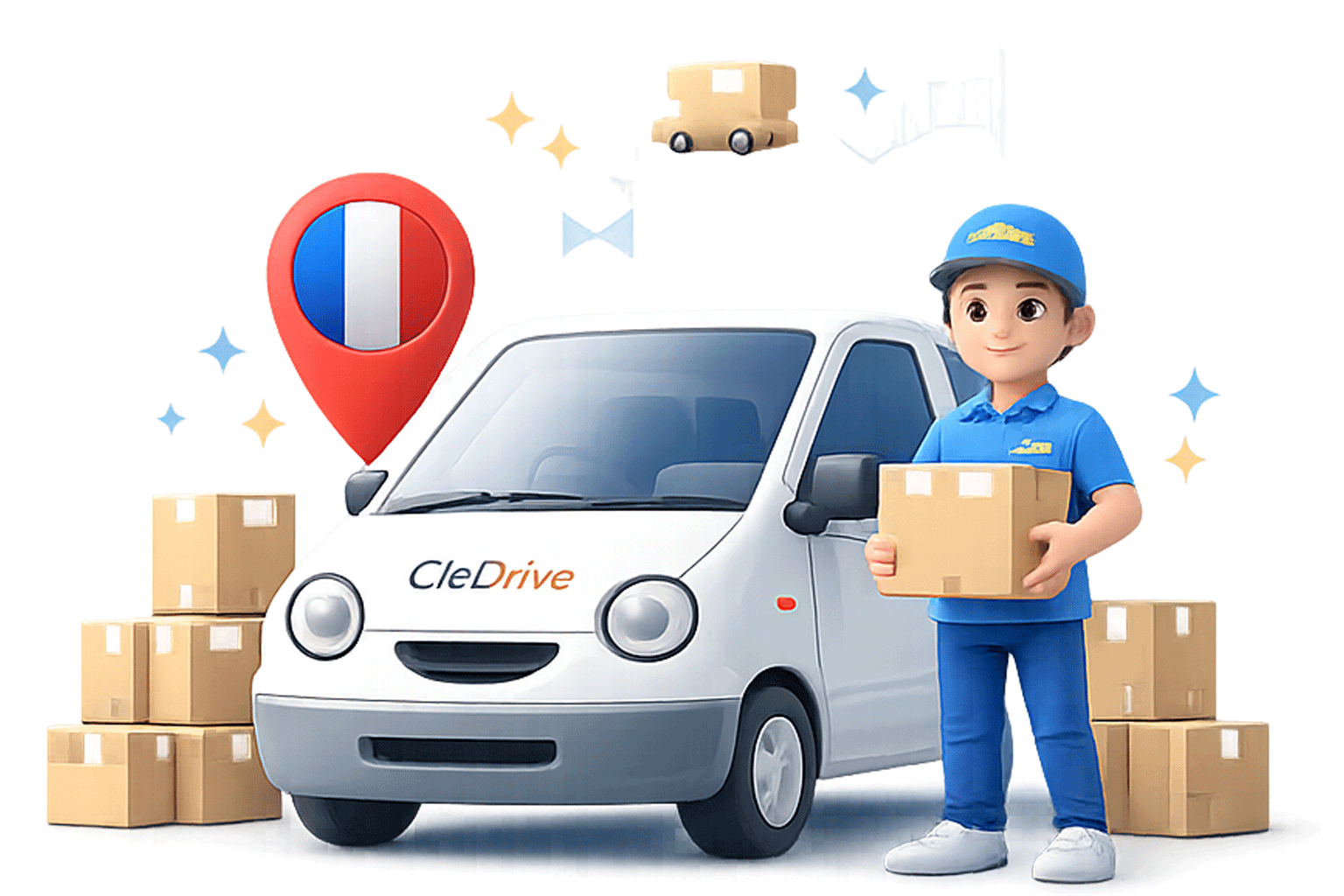 Visuel principal télécommandes et clés CleDrive